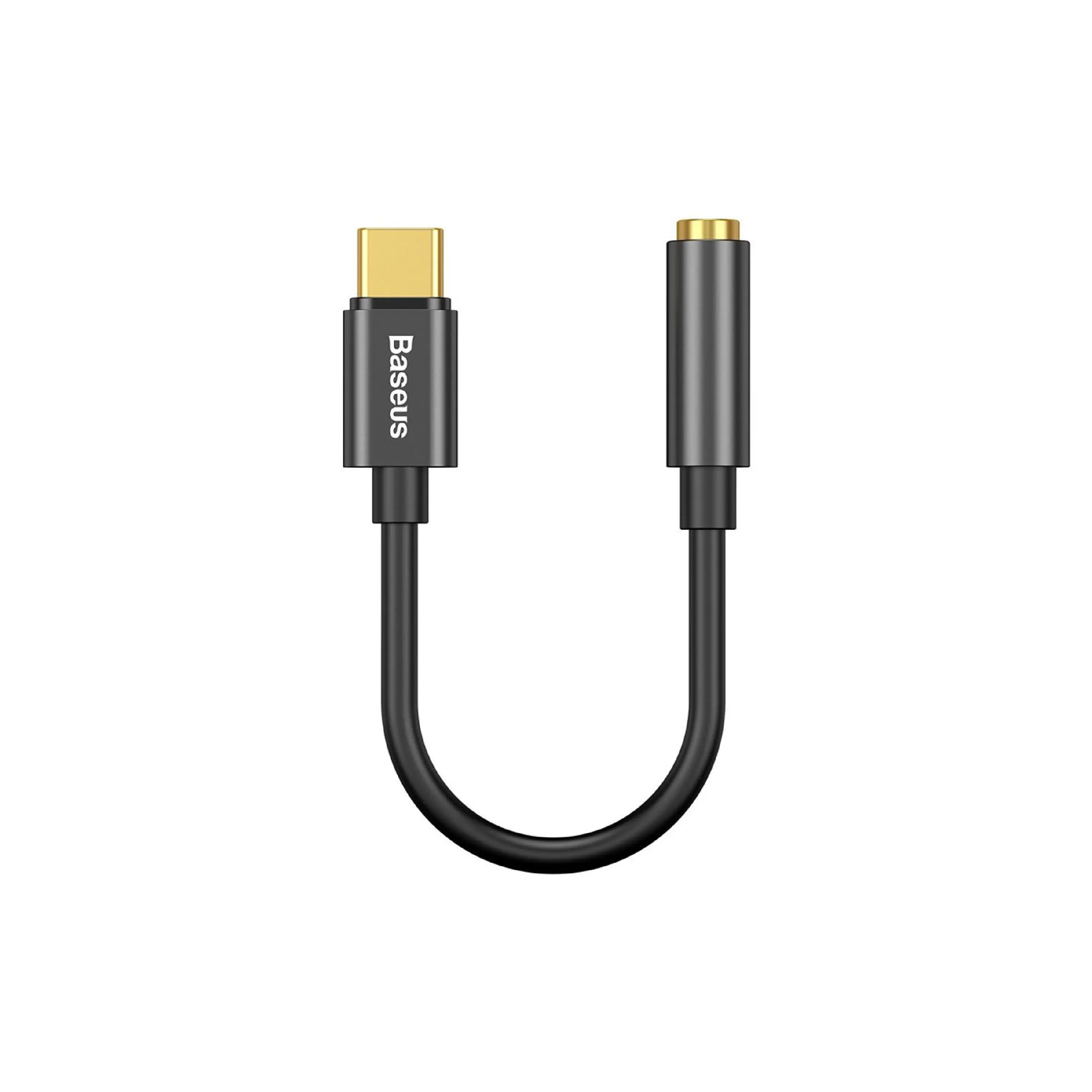 ADAPTADOR BASEUS CATL54-01 USB-C A 3.5MM AUX BLACK