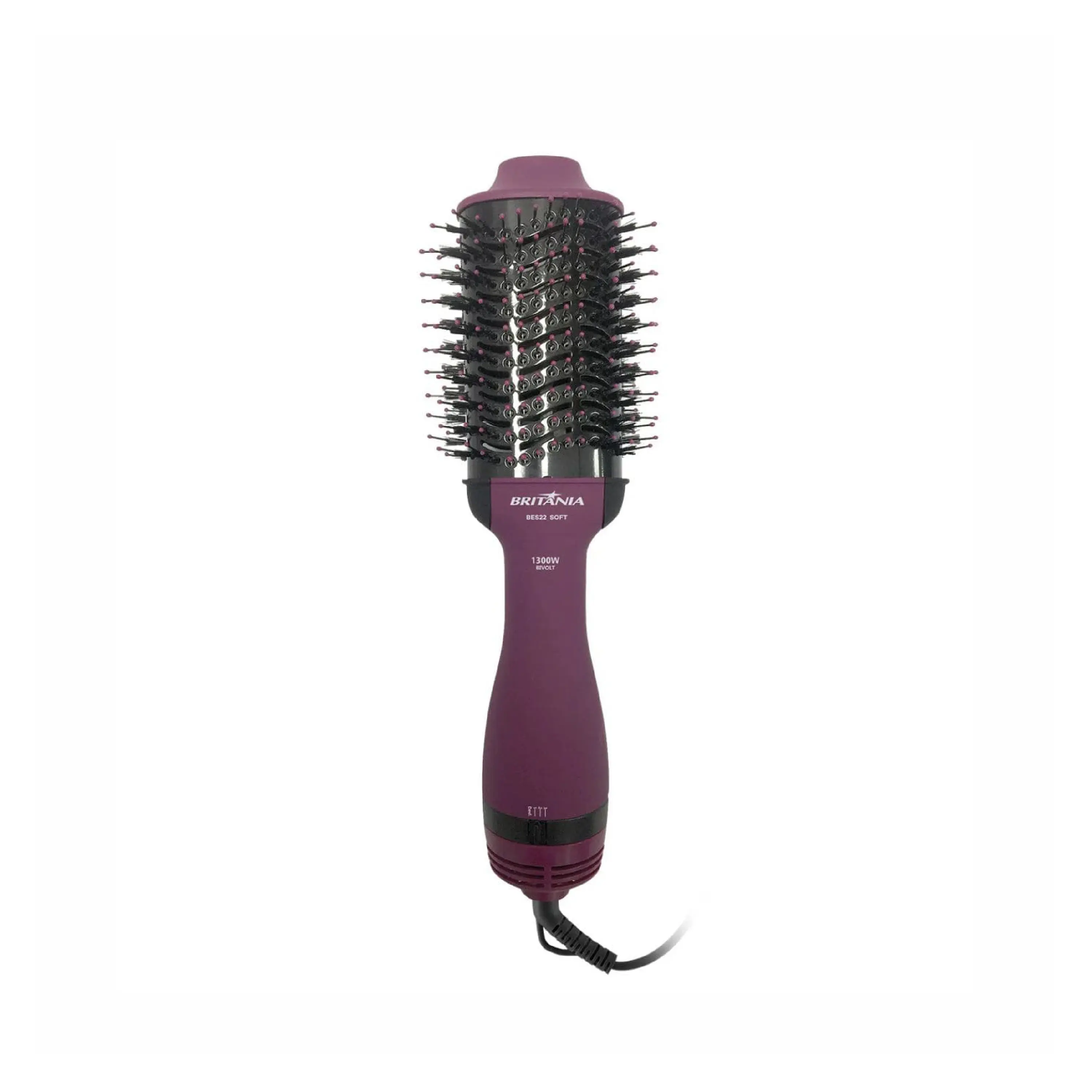 CEPILLO SECADOR BRITANIA SOFT BES22 4 EN 1 1.300W BIVOLT LILA