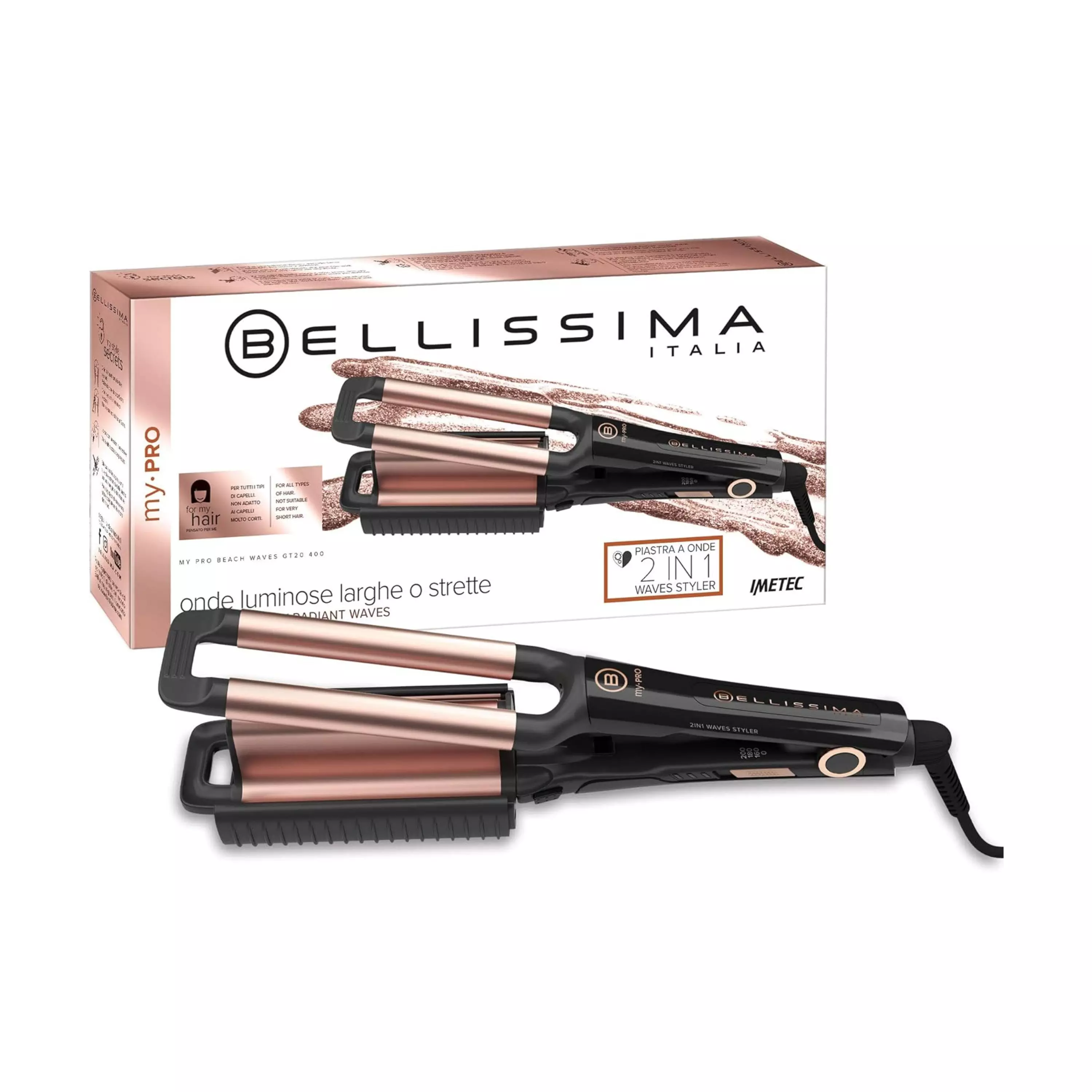 ONDULADOR BELLISSIMA MY PRO BEACH WAVES GT20 400