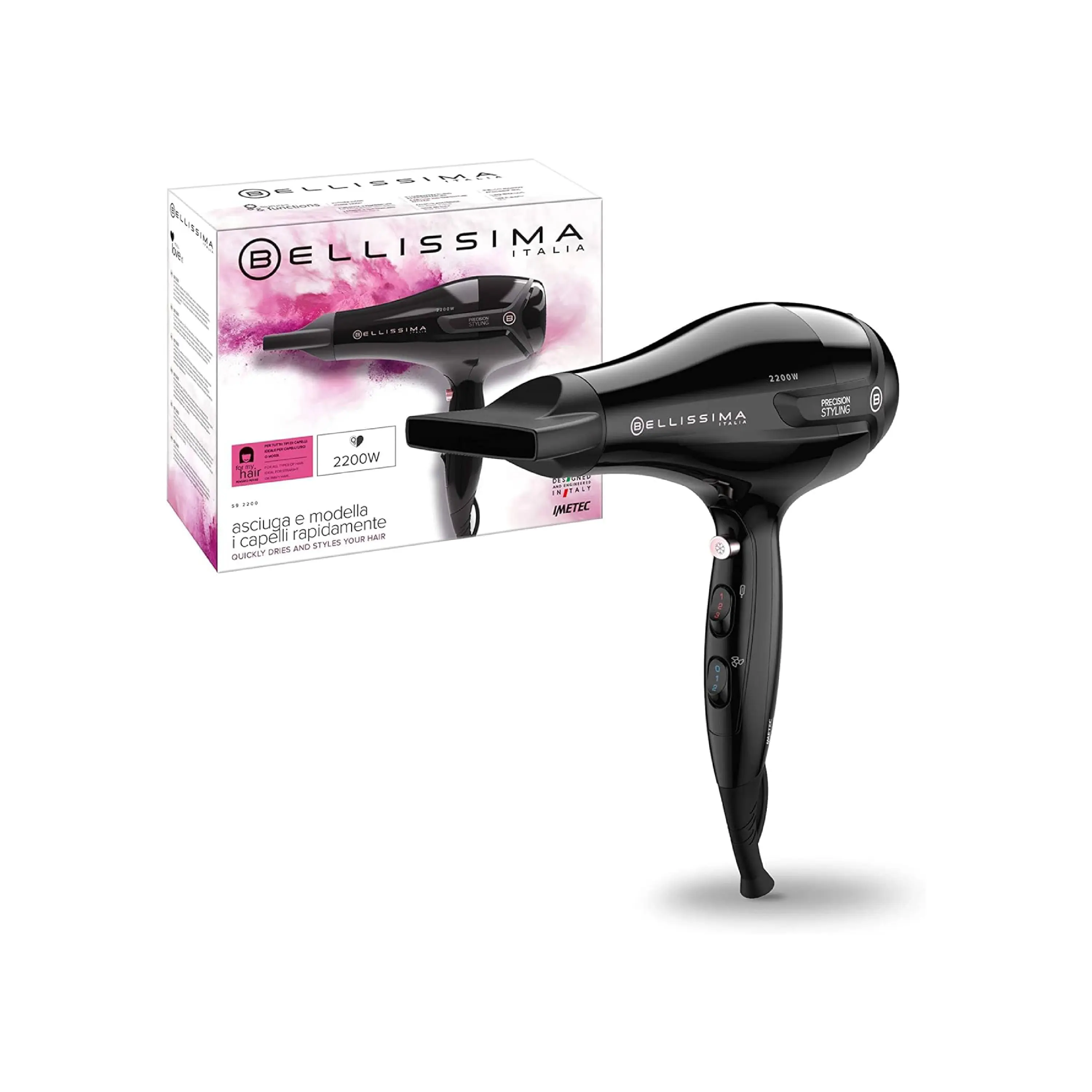 SECADOR DE PELO BELLISSIMA S9 2200