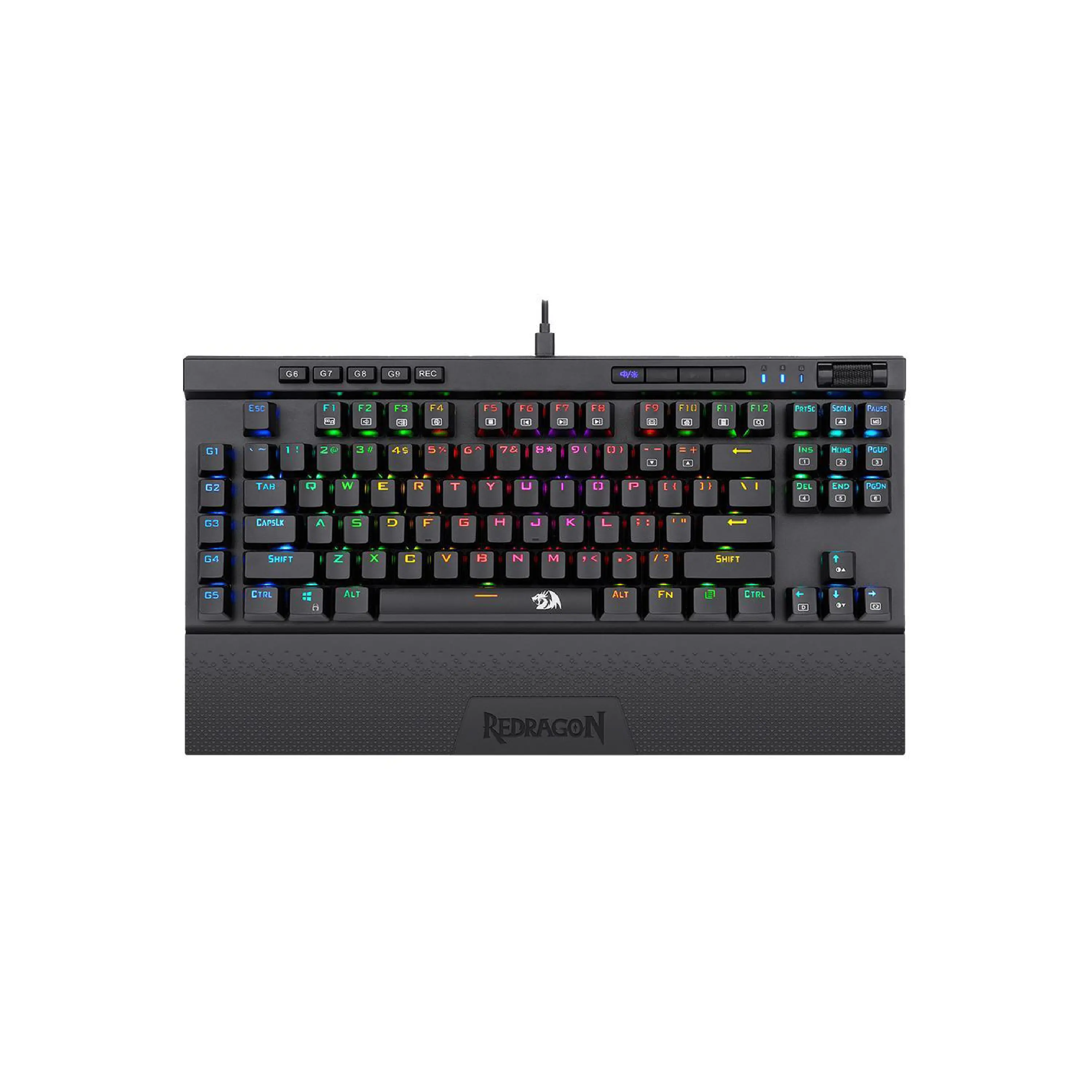 TECLADO GAMER REDRAGON MAGIC-WAND PRO K587RGB NEGRO (INGLES)